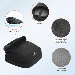 Dispozitiv de masaj pentru picioare COMFIER, 2-in-1, cu caldura, 8 noduri de masaj - Img 7