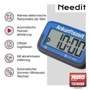 Dispozitiv de parcare Needit Park Micro, 9.4 mm, automat, cu display digital - Img 2