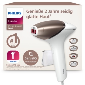 Dispozitiv IPL Philips Lumea 8000 Series BRI94800, 4 capete, tratament fara fir
