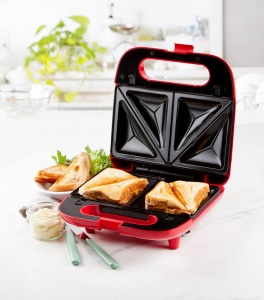 Dispozitiv Multifunctional 5-in-1 DOMO DO9242W - Sandwichmaker, Waffeleisen, Donut Maker - Img 4