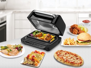 Dispozitiv multifunctional BEPER Airfryer cu 8 programe - friteuza, gratar, cuptor, cuptor pentru pizza, deshidratator, friptura - Img 7