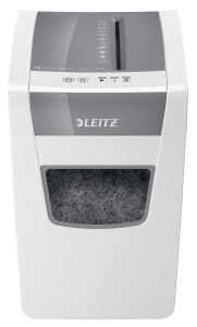 Distrugator de documente Leitz IQ Home Office Slim P4 Alb Capacitate 10 coli Cos 23L - Img 2