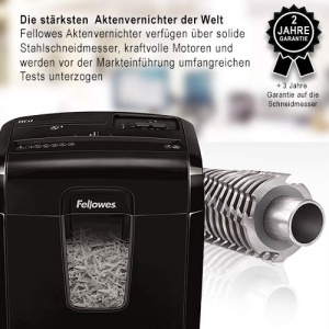 Distrugator documente Fellowes Powershred 8Cd 8 foi Cross-Cut 14L - Img 6
