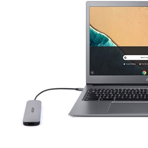 Docking station Acer 7-in-1, USB Type-C, 3x USB 3.0, HDMI, cititor carduri - Img 6