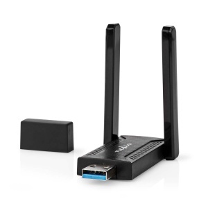 Dongle Wi-Fi Nedis AC1200, Dual Band 2.45 GHz, USB 3.0, 1200 Mbps