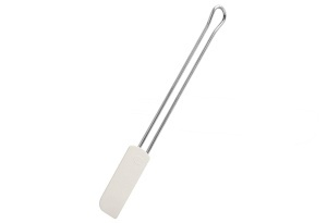 Dr Oetker Teigschaber 26cm AlbArgintiu Silicon si Inox Spatula pentru Teig si Creme