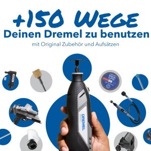 Dremel 8250 Unealta Rotativa 12V Motor Fara Perii Viteza Variabila Set cu Accesorii - Img 8