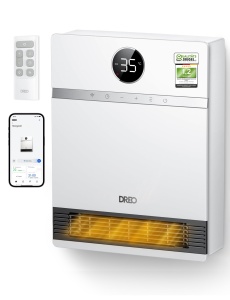 Dreo Wandkonvektor Smart 2000W Termostat Reglabil Compatibil Alexa