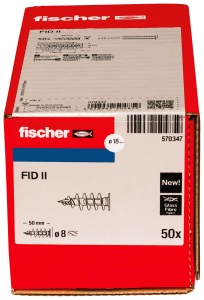 Dubulet de fixare pentru izolatii Fischer FID II, 50 mm, 50 bucati - Img 2