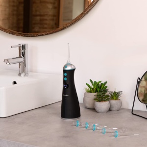Dus bucal portabil Cecotec Bamba ToothCare 1100, 6 moduri, LED, 280 ml, USB - Img 6