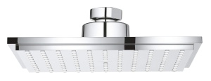 Dus cu efect de ploaie GROHE Euphoria Cube 152, crom, 152x152 mm, tehnologie EcoJoy
