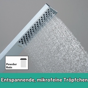 Dus cu mana hansgrohe Pulsify E, crom, design minimalist, functie anticalcar - Img 3