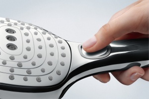 Dus cu mana hansgrohe Raindance Select E 120 mm, 3 tipuri de jet, crom - Img 6