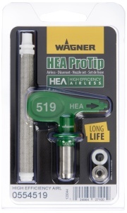 Duza Airless Wagner HEA ProTip 519, reducere ceata 55, verde, compatibila TradeTip3
