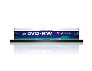 DVD-RW Verbatim 4.7GB 4x, 10 bucati, Matt Silver - Img 2