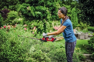 Einhell Trimmer gard viu cu acumulator GC-CH 18/40 Li Solo Power X-Change (18 V, lungime de taiere 40 cm, distanta dinti 13 mm, maner ergonomic, fara baterie) - Img 4