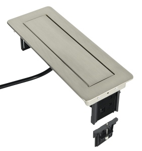 Electraline 62570 Priza Incorporabila Pop-Up 3 Prize 2 USB Fast Charge 155W Cablu 2m - Img 5