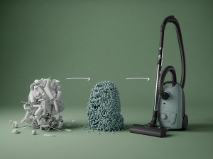 Electrolux EB51C1OG, Aspirator cu punga, Ocean Green, 2 bucati - Img 5
