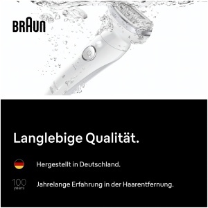 Epilator Braun Silkepil 9, Waterproof, 40 Pinze, Argintiu - Img 8