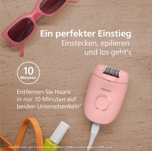 Epilator electric Philips Series 2000 BRE22900 negru cablu rezultate de lunga durata - Img 5