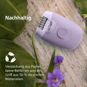Epilator Philips Series 4000 BRE25700 cu LED si accesorii pentru corp si zona bikini - Img 7