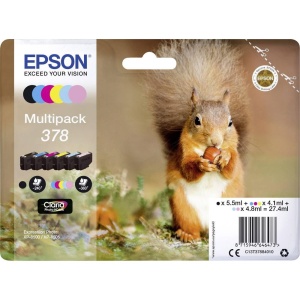 Epson 378 Multipack 6 Culori Tinte Claria Photo HD Compatibil XP-8500