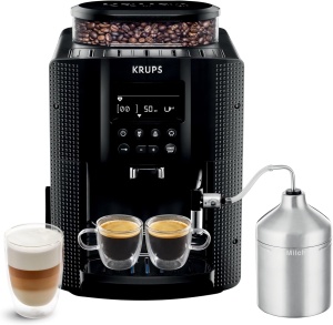 Espressor automat Krups Essential EA816031 Negru Functie 2 cesti Display LCD - Img 1