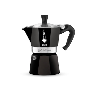 Espressor Bialetti Moka Express Color 6 Tasse Negru Aluminiu