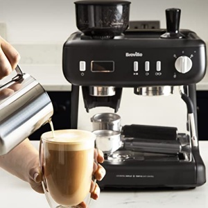Espressor Breville Barista Max VCF152X Rasnita Integrata Functie de Spumare Lapte Timer de Precizie 15 Bari Negru - Img 10