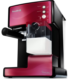 Espressor Breville PrimaLatte VCF046X 15 Bar Rosu Automat cu Spumare Lapte - Img 2