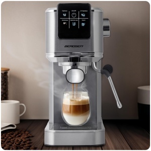 Espressor cafea Berdsen - 1,2 L, 1350 W, argintiu - Img 3