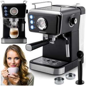 Espressor cafea Berdsen - 1,5 L, 1350 W, 20 Bar, Negru
