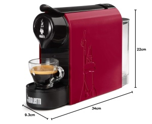 Espressor cafea Bialetti Gioia, 1200 W, 0.5L, rosu - Img 5