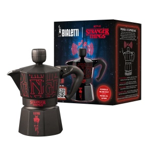 Espressor cafea Bialetti Moka Express, 3 cesti (130 ml), negru, cu muzica