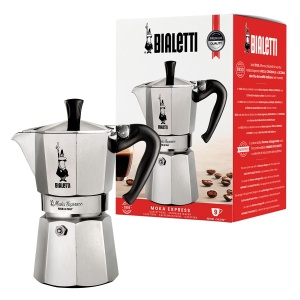 Espressor cafea Bialetti Moka Express, 9 cesti, 420 ml, aluminiu, argintiu