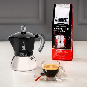 Espressor cafea Bialetti Moka Induction, 6 cesti, negru, pentru toate tipurile de plite - Img 4