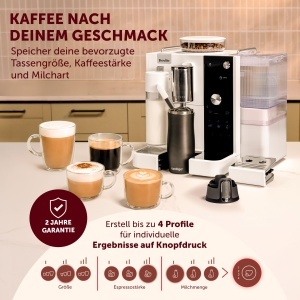 Espressor cafea Breville Prima Latte AutoLuxe, 12 setari, alb - Img 3