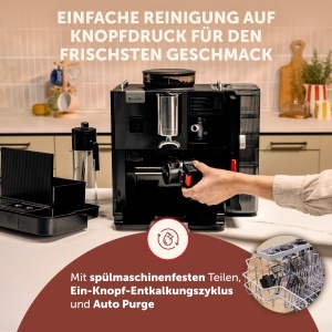 Espressor cafea Breville Prima Latte AutoLuxe, 12 setari, negru - Img 4