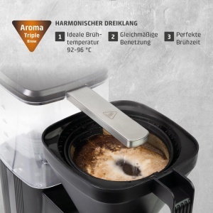 Espressor cafea Caso Aroma Sense, 1.25L, Filtru permanent din otel inoxidabil - Img 5