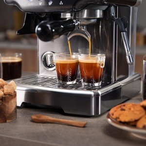 Espressor cafea Cecotec Barista Power Espresso 20 Barista Steel Grind, 2200W, 20 bar, rasnita integrata, rezervor 2,1L - Img 4