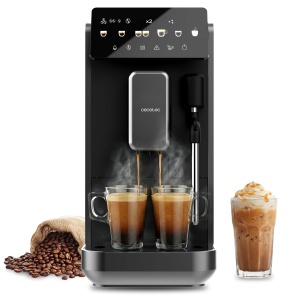 Espressor cafea Cecotec Cremmaet Lungo Steam, 19 bar, rezervor 2L, rasnita 280g