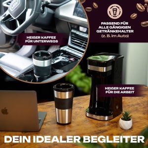 Espressor cafea Clatronic KA 3733, 400 ml, inox, cu filtru permanent - Img 2