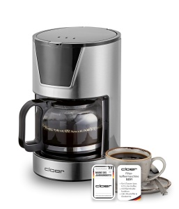 Espressor cafea Cloer 5251, 6 cesti, 550 W, inox