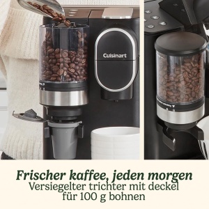 Espressor cafea Cuisinart cu rasnita integrata, 1.35L, negru - Img 4