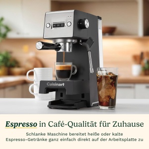 Espressor cafea Cuisinart Slim 15 Bar 1,5L Inox - Img 2