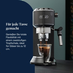 Espressor cafea DeLonghi Dedica EC685.BK, 15 bar, manual, negru - Img 7