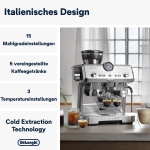Espressor cafea DeLonghi La Specialista Opera EC9555.M, 1550W, cu Cold Brew si spumator de lapte - Img 2