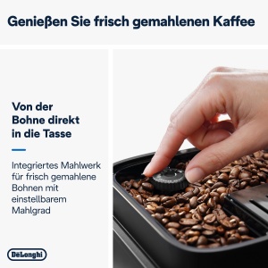 Espressor cafea DeLonghi Magnifica Plus ECAM322.70.SB, 18 bauturi, touchscreen colorat, argintiu-negru - Img 3