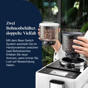 Espressor cafea DeLonghi Rivelia EXAM440.55.W, alb, 16 specialitati, touchscreen 3,5 - Img 6