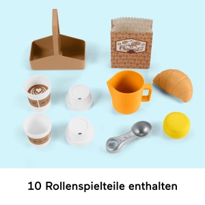 Espressor cafea Fisher-Price cu 10 accesorii, 100 melodii, multilingv - Img 5